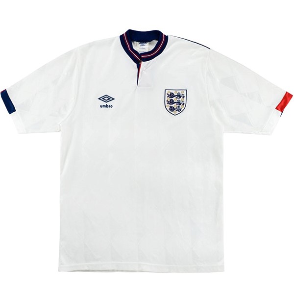 Tailandia Camiseta Inglaterra 1st Retro 1989 Blanco